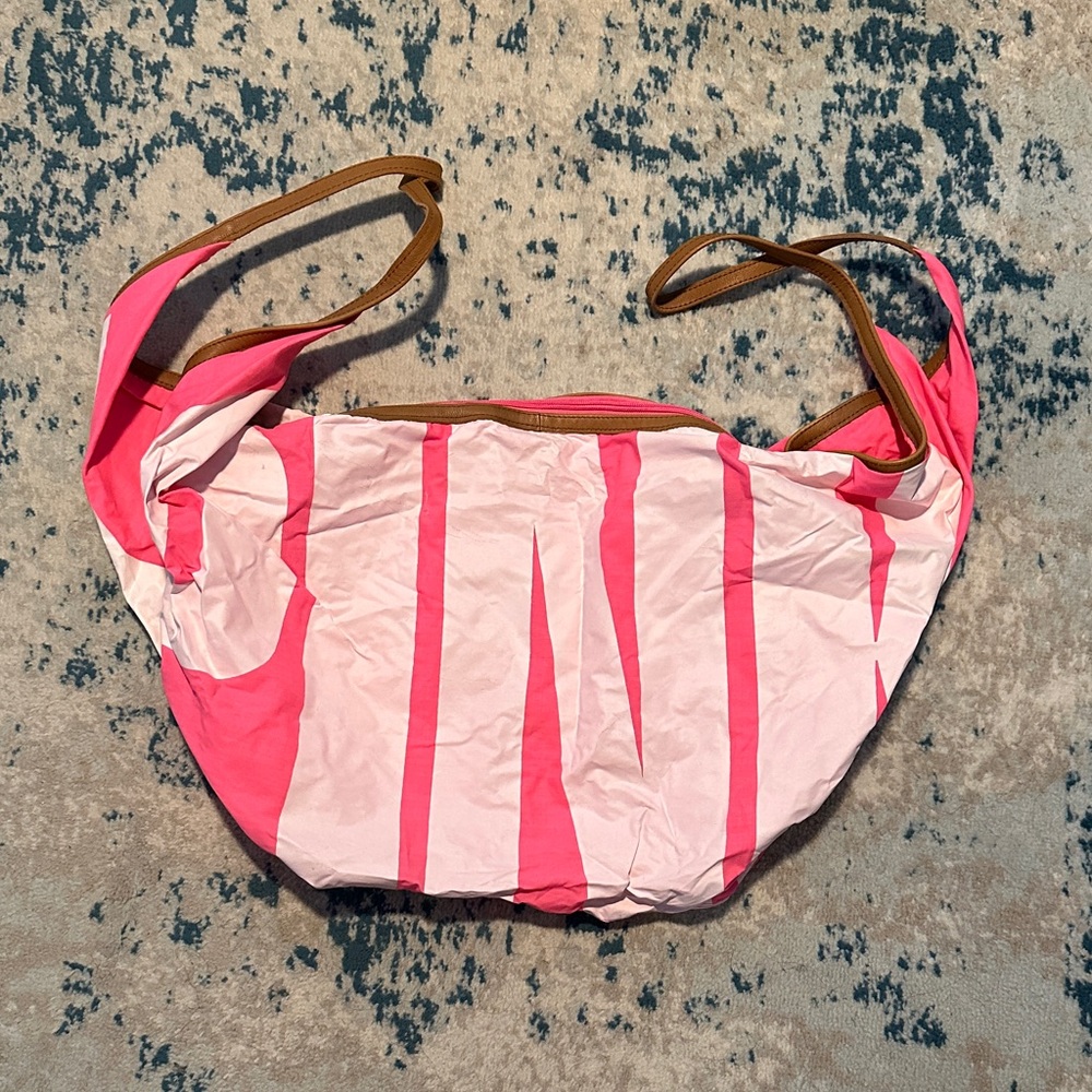 Love PINK Victoria's Secret Pink and White  Bag